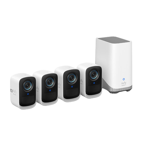 eufyCam 3C 4 Pack with HomeBase 3